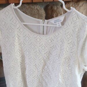 Sz XL Market & Spruce White Sleeveless Shirt